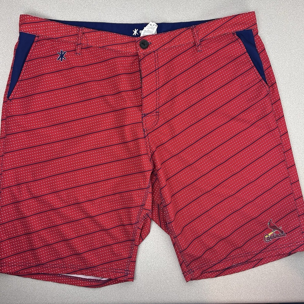 St. Louis Cardinals Board Shorts Men's size 40 Klew Red‎ 11" Inseam MLB